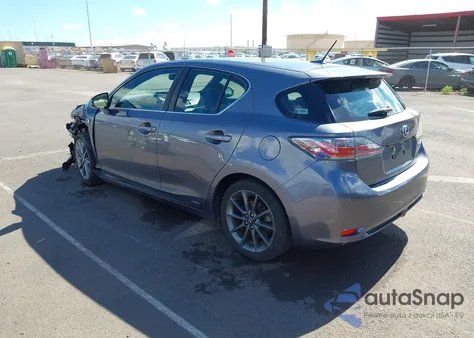 2012 Lexus Ct 200H Premium z USA, uszkodzony, nr VIN JTHKD5BH0C2047680